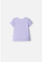 Camiseta De Littlemic Manga Corta Lavanda Para Niña 2T A 5T 4T de LittleMic