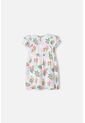 Vestido De LittleMic Multicolor Manga Corta Para Niña 2T A 5T 4T de LittleMic