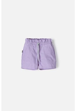 Short De LittleMic Con Cordón Lavanda Para Niña 2T A 5T 2T