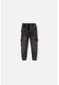 Jogger De Littlemic Con Bolsillos Negro Para Niño 2T A 5T 5T de LittleMic