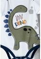 Conjunto LitttleMic Con Pantalón Blanco Y Gris Para Bebé Niño 3-6 de LittleMic