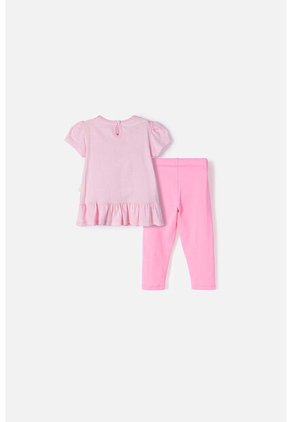 Conjunto LittleMic Multicolor De Pantalón Largo Para Bebé Niña 3-6