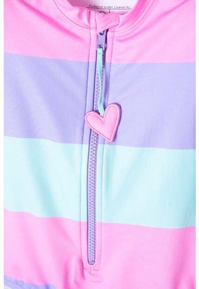 Vestido De Baño LittleMic Multicolor Manga Larga Para Niña 2T A 5T 3T