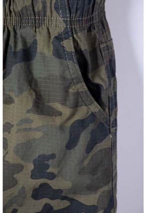 Bermuda De Littlemic Con Cordón Verde Para Niño 2T A 5T 2T