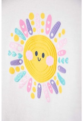 Conjunto LittleMic Multicolor De Camiseta Estampada Para Bebé Niña 9-12