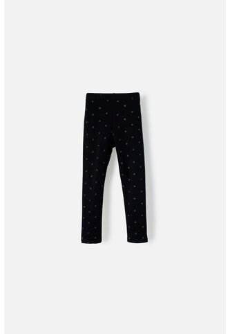 Leggins De LittleMic Con Cintura Elástica Negro Para Niña 2T A 5T 2T LittleMic