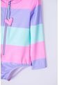 Vestido De Baño LittleMic Multicolor Manga Larga Para Niña 2T A 5T 3T de LittleMic