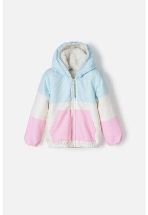 Chaqueta De LittleMic Con Capucha Multicolor Para Niña 2T A 5T 2T