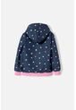 Chaqueta De Littlemic Con Capucha Multicolor Para Niña 2T A 5T 5T de LittleMic