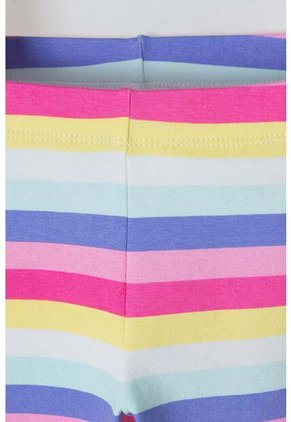 Leggings Littlemic Multicolor Con Elástico Para Niña 2T A 5T 2T