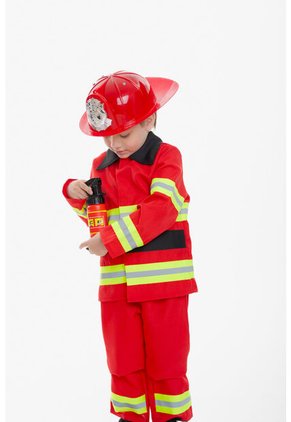Disfraz Bombero De Littlemic Para Niño De 3T A 4T 3T