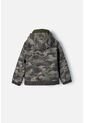 Chaqueta Littlemic Con Cierre Verde Militar Niño 2T A 5T 5T de LittleMic