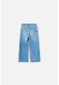 Jean De Littlemic Con Cordón Azul Para Niña 2T A 5T 5T de LittleMic