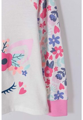 Pijama Littlemic Con Pantalón Largo Para Niña 2T A 5T 5T