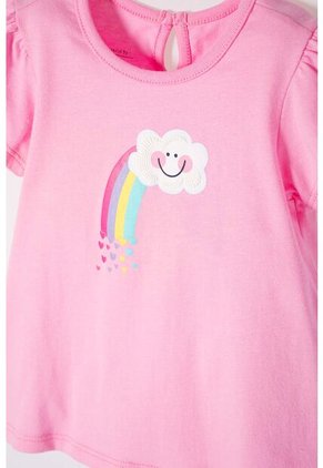 Conjunto LittleMic Multicolor Manga Corta Para Bebé Niña 3-6