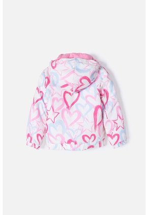 Chaqueta LittleMic Multicolor Con Cierre Ajustable En Frente Para Niña 2T A 5T 5T