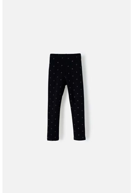 Leggins De LittleMic Con Cintura Elástica Negro Para Niña 2T A 5T 4T