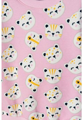 Conjunto De Littlemic Con Pantalón Largo Rosado Para Niña 2T A 6T 2T