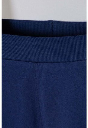 Conjunto LittleMic Blanco Y Azul Manga Corta Para Bebé Niño 6-9