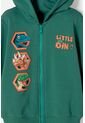Buzo De Littlemic Con Cierre Verde Para Niño 2T A 6T 3T de LittleMic