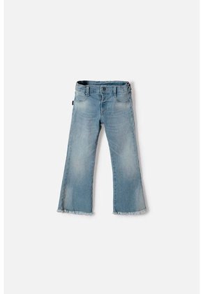 Jean De Littlemic Con Bota Amplia Para Niña 2T A 5T 5T