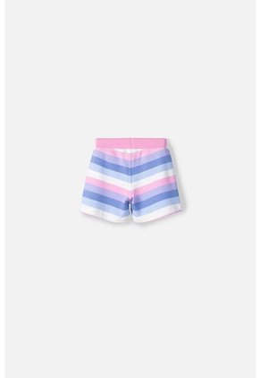 Short LittleMic Multicolor Con Cordón Ajustable En Cintura Para Niña 2T A 5T 5T
