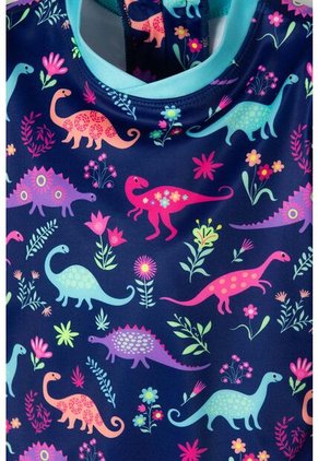 Vestido De Baño LittleMic Manga Larga Morado Para Niña 2T A 5T 4T