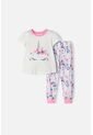 Pijama LittleMic Con Pantalón Largo Multicolor Para Niña 2T A 5T 5T de LittleMic