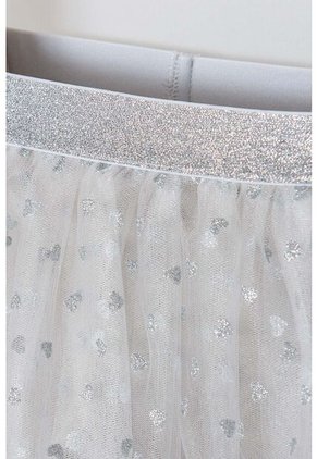 Conjunto De LittleMic De Pantalón Largo Blanco/gris Para Niña 2t A 5t 2T