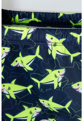 Conjunto De Baño LittleMic Manga Larga Azul Y Verde Para Niño 4T