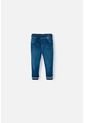 Jegging LittleMic En Denim Tono Medio Con Elástico En Cintura Para Bebé Niño 6-9 de LittleMic