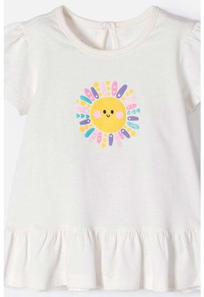 Conjunto LittleMic Multicolor De Camiseta Estampada Para Bebé Niña 6-9