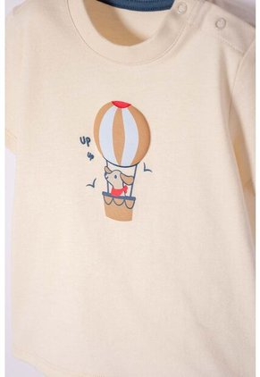 Conjunto LittleMic Café Y Taupe De Pantalón Largo Para Bebé Niño 12-18