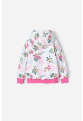 Chaqueta De LittleMic Multicolor Con Capucha Para Niña 2T A 5T 4T