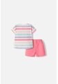 Conjunto De Littlemic Con Short Multicolor Para Niña 2T A 6T 5T de LittleMic