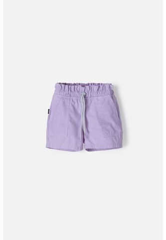 Short De LittleMic Con Cordón Lavanda Para Niña 2T A 5T 4T LittleMic
