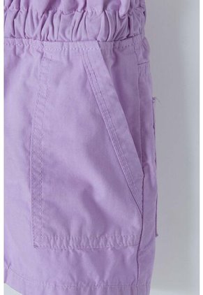 Short De LittleMic Con Cordón Lavanda Para Niña 2T A 5T 4T