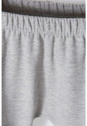 Conjunto LitttleMic Con Pantalón Blanco Y Gris Para Bebé Niño 12-18
