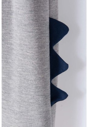 Conjunto LitttleMic Con Pantalón Blanco Y Gris Para Bebé Niño 12-18