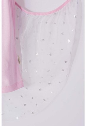 Camiseta Littlemic Multicolor Manga Corta Con Bolero Para Niña 2T A 5T 2T