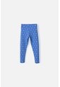 Leggins LittleMic Con Cintura Elástica Azul Para Niña 2T A 5T 5T de LittleMic