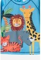 Conjunto De Baño LittleMic Estampado  Azul Claro Y Oscuro Para Bebé Niño 6-9 de LittleMic