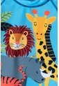 Conjunto De Baño LittleMic Estampado  Azul Claro Y Oscuro Para Bebé Niño 6-9 de LittleMic