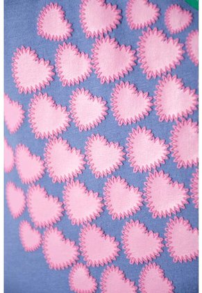 Camiseta LittleMic Azul Con Bolero En Manga Para Niña 2T A 5T 3T