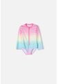 Conjunto De Baño LittleMic Manga Larga Multicolor Para Niña 2T A 5T 4T de LittleMic