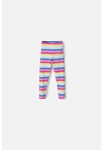 Leggings Littlemic Multicolor Con Elástico Para Niña 2T A 5T 4T LittleMic