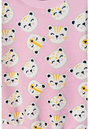 Conjunto De Littlemic Con Pantalón Largo Rosado Para Niña 2T A 6T 3T