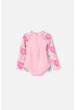 Vestido De Baño LittleMic Multicolor Tipo Enterizo Para Niña 2T A 5T 5T de LittleMic