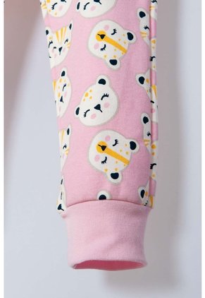 Conjunto De Littlemic Con Pantalón Largo Rosado Para Niña 2T A 6T 3T