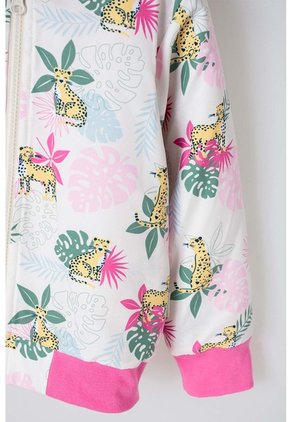 Chaqueta De LittleMic Multicolor Con Capucha Para Niña 2T A 5T 3T